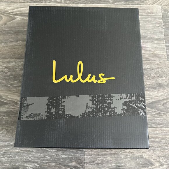 NEW Lulus Size 11 Edmen Black Patent Platform Mid Calf Boots Zip Up Block Heel - Picture 10 of 12